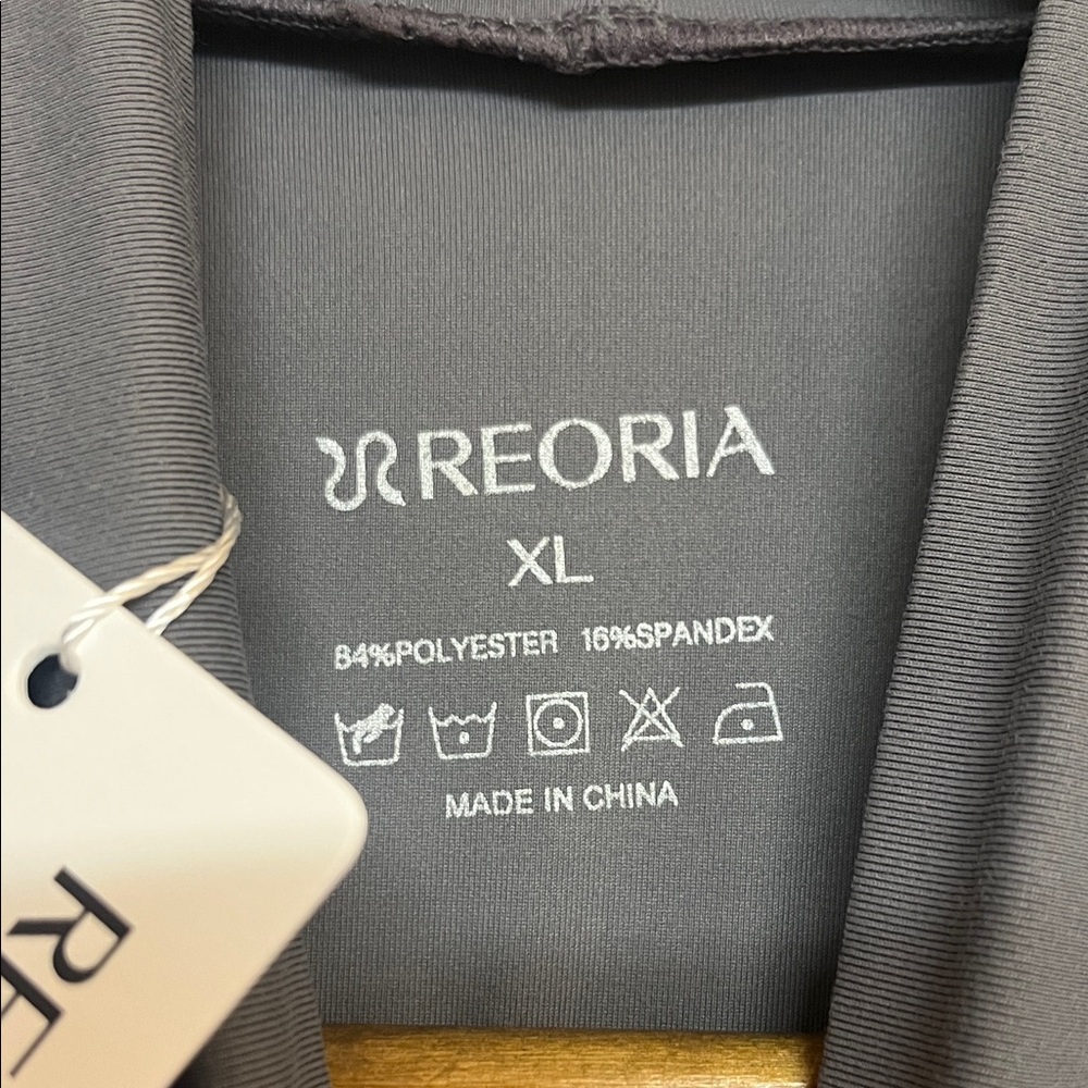 ReoRia XL Women’s Charcoal Sleeveless Bodysuit #bodycon #scuba #soft - Picture 7 of 7